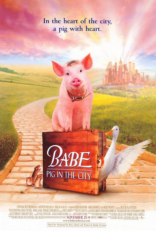 Babe-Pig-In-The-City-Theatrical-Poster-Courtesy-of-Universal-Pictures